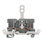 WAGO ELETTRONICA - Morsetto di base sezionatore per 2 pin.con contatto schermato.per guida DIN 35 x 15 e 35 x 7,5.grigio