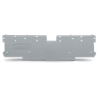 WAGO ELETTRONICA - Piastra terminale e intermedia.spessore 1,1 mm.grigio