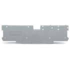 WAGO ELETTRONICA - Piastra terminale e intermedia.spessore 1,1 mm.grigio