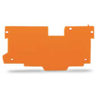 WAGO ELETTRONICA - Piastra terminale e intermedia.spessore 1,1 mm.arancione