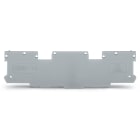 WAGO ELETTRONICA - Piastra terminale e intermedia.spessore 1,1 mm.grigio