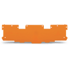 WAGO ELETTRONICA - Piastra terminale e intermedia.spessore 1,1 mm.arancione 769-310