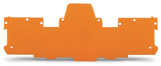 WAGO ELETTRONICA - Piastra di separazione.spessore 1,1 mm.sporgente.arancione 769-313