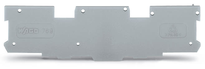 WAGO ELETTRONICA - Piastra terminale e intermedia.spessore 1,1 mm.grigio 769-317
