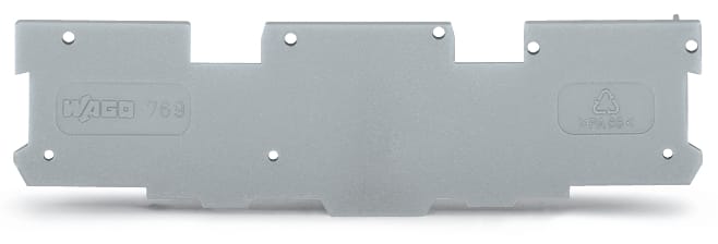 WAGO ELETTRONICA - Piastra terminale e intermedia.spessore 1,1 mm.grigio