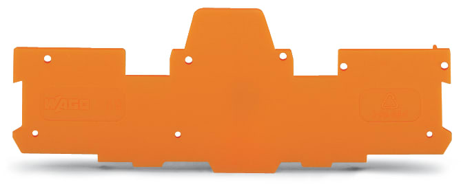 WAGO ELETTRONICA - Piastra di separazione.spessore 1,1 mm.sporgente.arancione