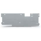 WAGO ELETTRONICA - Piastra terminale e intermedia.spessore 1,1 mm.grigio