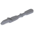 WAGO ELETTRONICA - Piastrina antistrappo.per connettori maschio e femmina.monopezzo.grigio