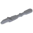 WAGO ELETTRONICA - Piastrina antistrappo.per connettori maschio e femmina.monopezzo.grigio