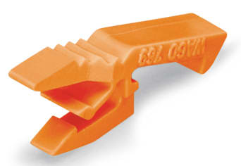 WAGO ELETTRONICA - Leva di bloccaggio.per connettori femmina.monopezzo.arancione