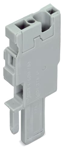 WAGO ELETTRONICA - Modulo iniziale per connettore femmina per 1 conduttore.CAGE CLAMP®.4 mm².grigio