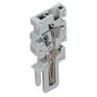 WAGO ELETTRONICA - Modulo centrale per connettore femmina per 1 conduttore.CAGE CLAMP®.4 mm².grigio