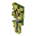 WAGO ELETTRONICA - Modulo centrale per connettore femmina per 1 conduttore.CAGE CLAMP®.4 mm².verde-giallo