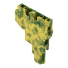 WAGO ELETTRONICA - Modulo iniziale per connettore femmina per 2 conduttori.CAGE CLAMP®.4 mm².verde-giallo