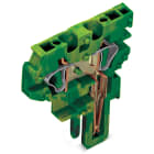 WAGO ELETTRONICA - Modulo terminale per connettore femmina per 2 conduttori.CAGE CLAMP®.4 mm².verde-giallo