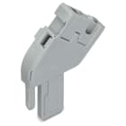 WAGO ELETTRONICA - Modulo iniziale per connettore femmina 1 conduttore.CAGE CLAMP®.4 mm².grigio