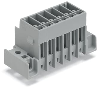 WAGO ELETTRONICA - Connettore maschio THT.Pin a saldare 1,0 x 1,0 mm.dritto.grigio