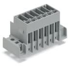 WAGO ELETTRONICA - Connettore maschio THT.Pin a saldare 1,0 x 1,0 mm.dritto.grigio