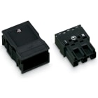 WAGO ELETTRONICA - Spina.con custodia antistrappo.3 poli.nero