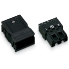 WAGO ELETTRONICA - Spina.con custodia antistrappo.3 poli.nero