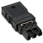 WAGO ELETTRONICA - Spina.con custodia antistrappo montata.3 poli.nero