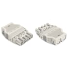 WAGO ELETTRONICA - Spina.con custodia antistrappo.5 poli.bianco