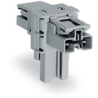 WAGO ELETTRONICA - Distributore tipo T.2 poli.Cod. B.grigio
