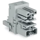 WAGO ELETTRONICA - Distributore tipo h.2 poli.Cod. B.grigio