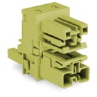 WAGO ELETTRONICA - Distributore tipo h.2 poli.Cod. B.verde chiaro