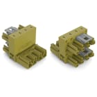 WAGO ELETTRONICA - Distributore tipo h.4 poli.Cod. B.verde chiaro