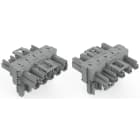 WAGO ELETTRONICA - Distributore tipo T.5 poli.Cod. B.grigio