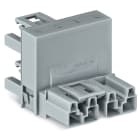 WAGO ELETTRONICA - Distributore tipo h.4 poli.Cod. B.grigio