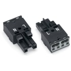 WAGO ELETTRONICA - Presa.2 poli.Cod. A.nero