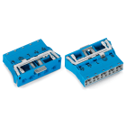 WAGO ELETTRONICA - Spina con innesto a scatto.con contatto di terra diretto.5 poli.blu