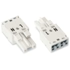 WAGO ELETTRONICA - Presa.2 poli.Cod. A.bianco