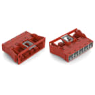 WAGO ELETTRONICA - Presa con innesto a scatto.5 poli.Cod. P.rosso
