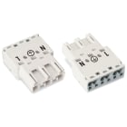 WAGO ELETTRONICA - Spina.3 poli.Cod. A.bianco