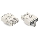 WAGO ELETTRONICA - Spina.con contatto di terra diretto.3 poli.bianco