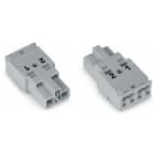 WAGO ELETTRONICA - Spina.2 poli.Cod. B.grigio