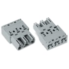 WAGO ELETTRONICA - Spina.3 poli.Cod. B.grigio 770-253