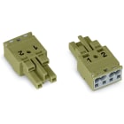 WAGO ELETTRONICA - Presa.2 poli.Cod. B.verde chiaro