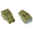 WAGO ELETTRONICA - Spina.2 poli.Cod. B.verde chiaro