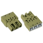 WAGO ELETTRONICA - Spina.3 poli.Cod. B.verde chiaro