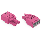 WAGO ELETTRONICA - Presa.2 poli.Cod. B.rosa
