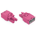WAGO ELETTRONICA - Presa.2 poli.Cod. B.rosa