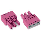 WAGO ELETTRONICA - Presa.3 poli.Cod. B.rosa