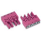 WAGO ELETTRONICA - Presa.4 poli.Cod. B.rosa