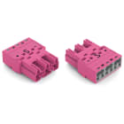 WAGO ELETTRONICA - Spina.3 poli.Cod. B.rosa