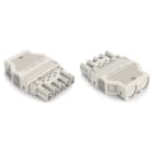 WAGO ELETTRONICA - Spina.con custodia antistrappo.5 poli.bianco 770-335