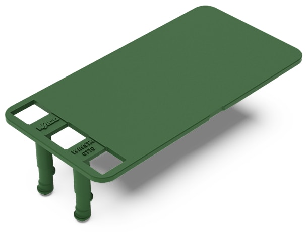WAGO ELETTRONICA - Scheda di marcatura.plastica.verde
